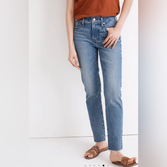 Madewell The Mid-Rise Perfect Vintage Jean in Enmore Wash sz 27 - Picture 1 of 9